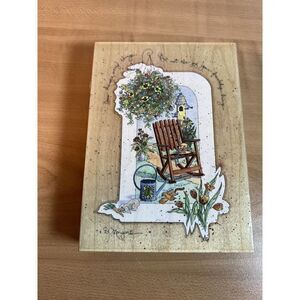 Rubber Stamp Rocking Chair
